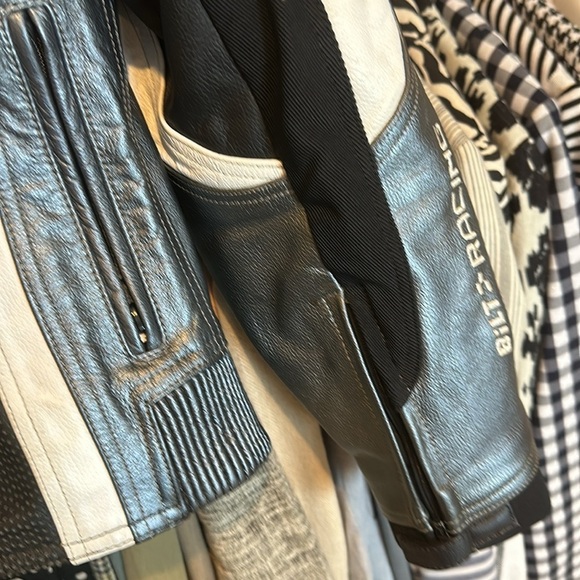 Bilt Racing black/gray/white insulated motorcycle jacket size US 38 (M) - Picture 2 of 4